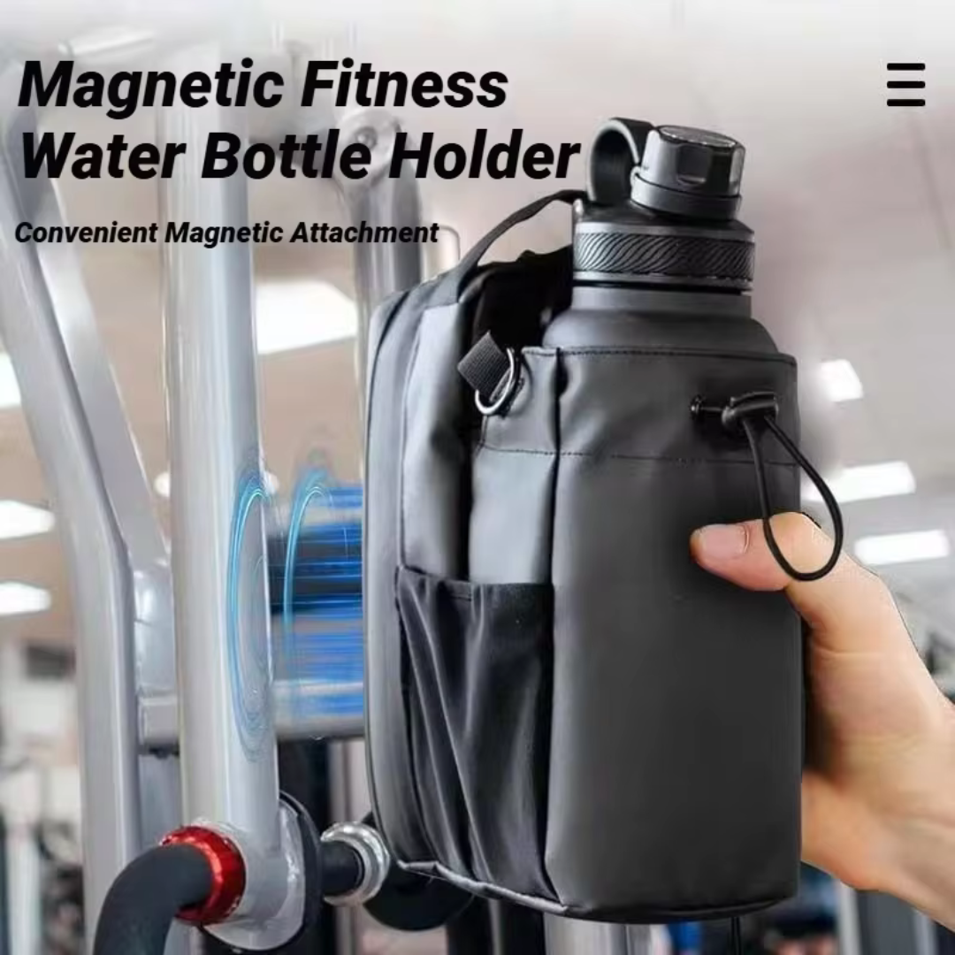 Magnetic Gym Bag for Water Bottle & Personal Essentials